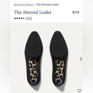 Rothy’s Almond Loafers, size 6.5